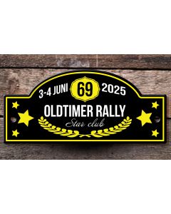 Professionelles Rallyeschild/Vereinschild