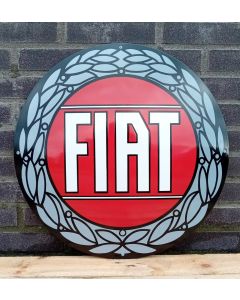 Fiat auto Auto-Logo Rot emailleschild
