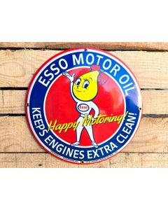 Esso Keeps engines extra clean emailleschild