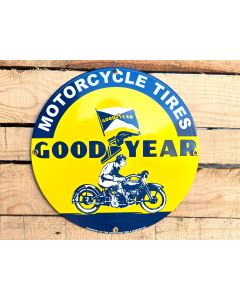 Good Year Motorcycle Tires - emailleschild