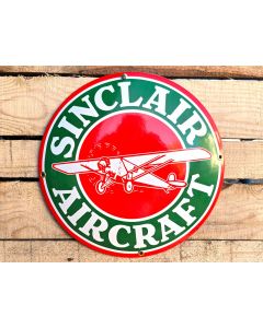 Sinclair Aircraft emailleschild