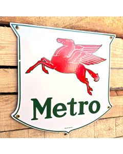 Pegasus Metro emailleschild