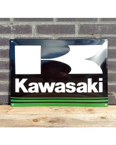 Kawasaki emailleschild