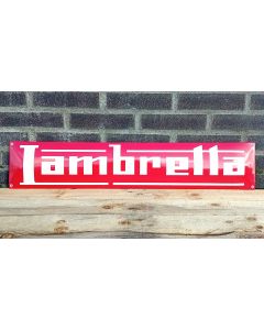 Lambretta emailleschild