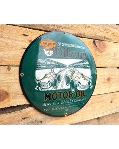 Oilzum motor oil emailleschild