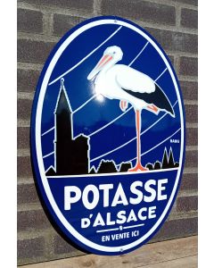 Potasse d'Alsace emailleschild
