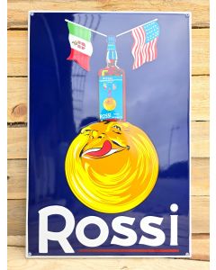 Rossi vin aperitif emailleschild