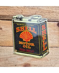 Shell motor oil emailleschild
