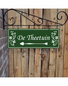 Doppelseitiger Auslegerschild klassischer Rahmen