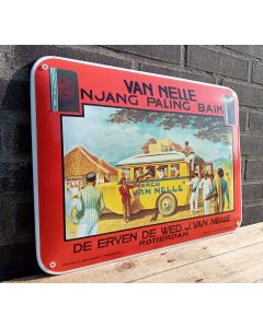 VanNelle Njang paling baik Emailleschild 