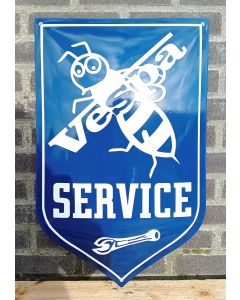 Vespa service emailleschild