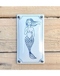 Toilettenschild Meerjungfrau