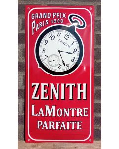 Zenith LaMontre emailleschild