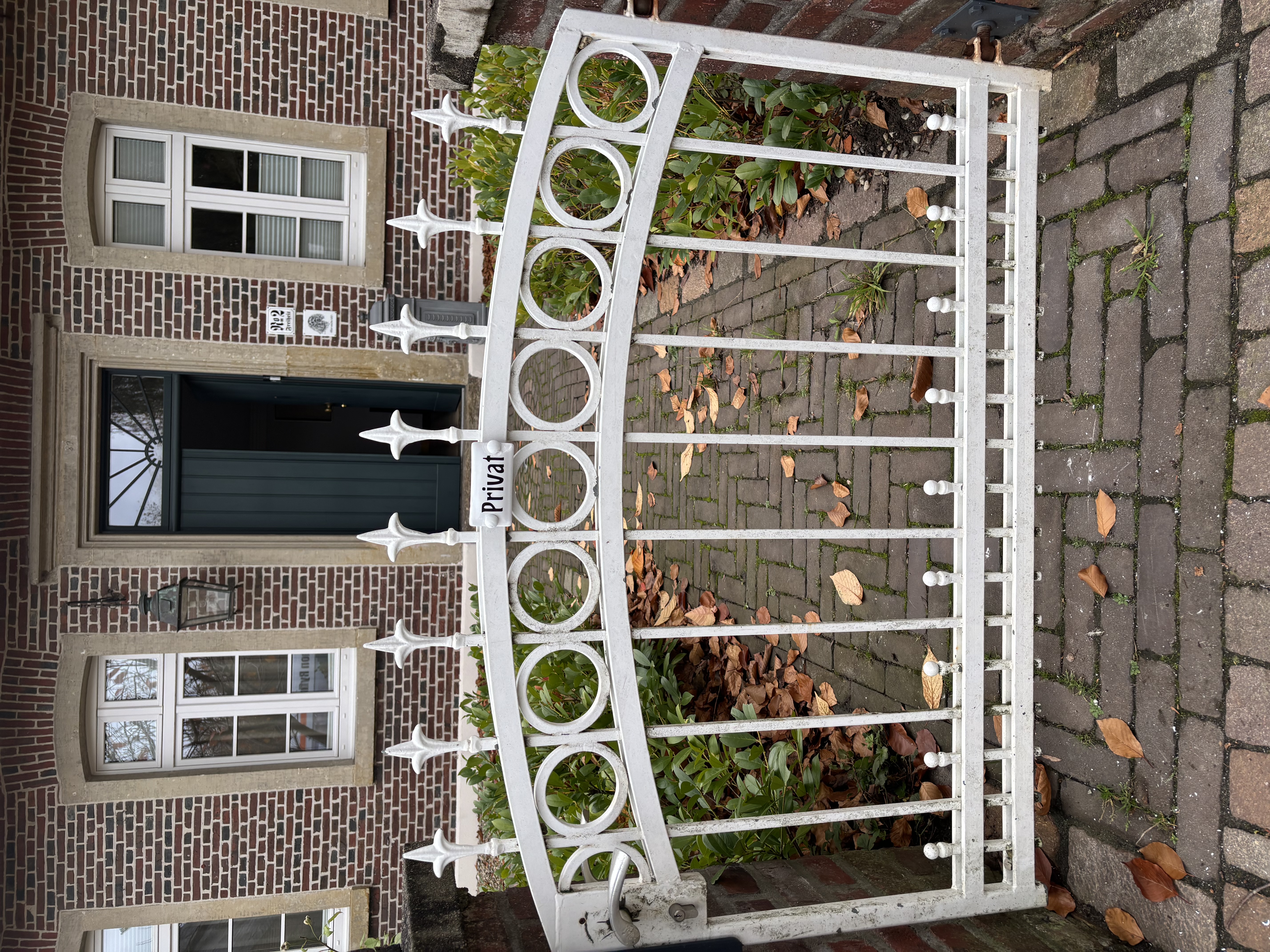 Emaille Hinweisschild Privat 10 x 5 cm